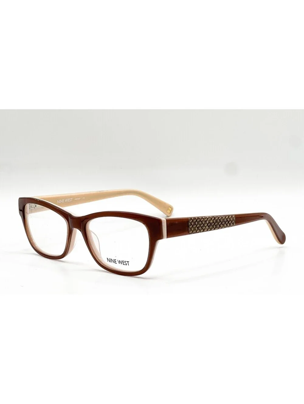 Nine West Nw5069 250 Brown/Cream Authentic Eyeglasses 49-16-135